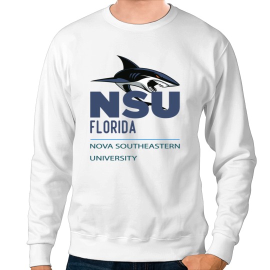 Discover Nova Southeastern University blue shark NSU Sweatshirts