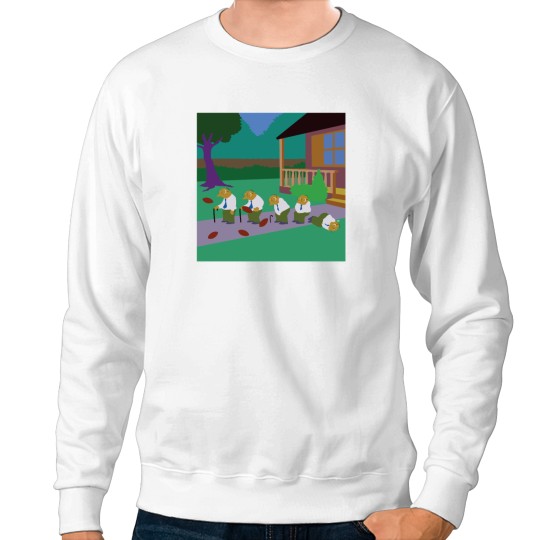 Discover Simplified Simpsonss - Football in the groin classique Sweatshirts