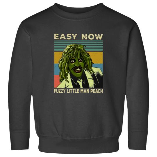 Discover Old Gregg Easy Now Fuzzy Little Man Peach The Mighty Boosh Vintage Sweatshirts, The Mighty Boosh Sweatshirts, Old Gregg Sweatshirts, Horror Movie Sweatshirts