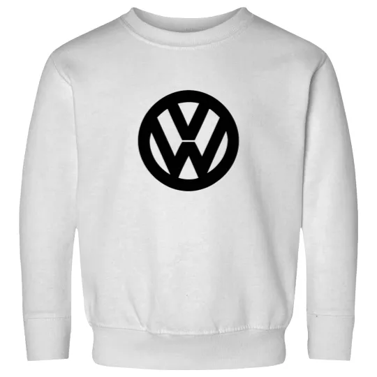 Discover Classic White VW Logo Sweatshirts