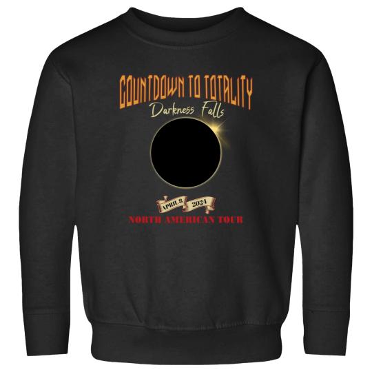 Discover Total Solar Eclipse Sweatshirts April 8th 2024, Rock Concert Tour Sweatshirts with Path of Totality Cities