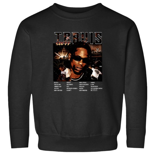 Discover Travis Scot Utopia Tracklist Sweatshirts, Vintage Travis Utopia Sweatshirts