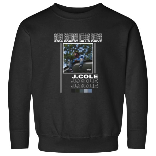 Discover J. Cole album cover Sweatshirts, 2014 forest hills drive album cover Sweatshirts,