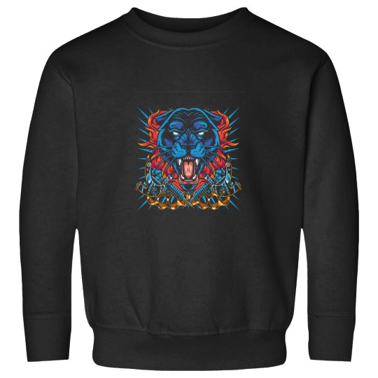 Discover Vintage illustrationFitted V-Neck(1) Sweatshirts