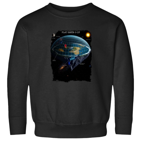 Discover Flat Earth C-139 Sweatshirts