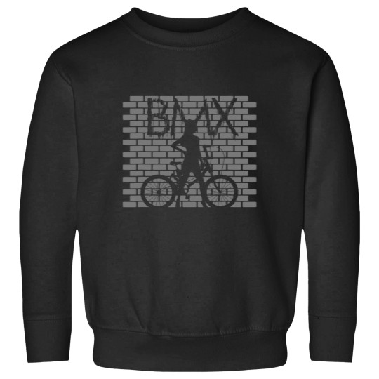 Discover bmx cute girl grafi ride bicycle halfpipe rider Sweatshirts