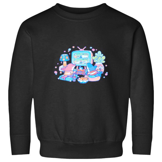 Discover Shark vs Dolphin Active T-Shirt Sweatshirts
