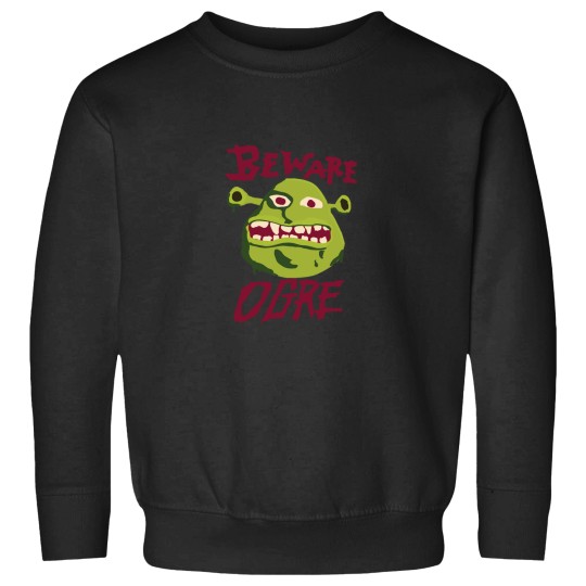 Discover Beware Ogre Shrek Sign Sweatshirts