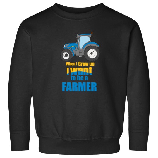 Discover i want to be farmer new holland tractor Sweatshirts