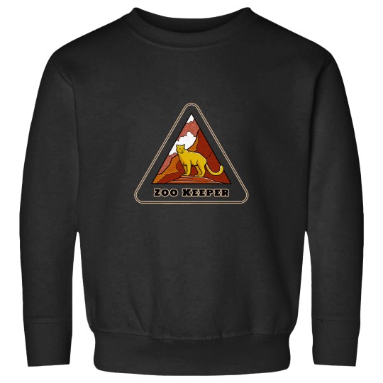 Discover Zoo Keeper Panther Logo Sweatshirts