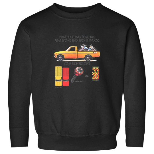 Discover Vintage Toyota Trucks ad graphic Sweatshirts