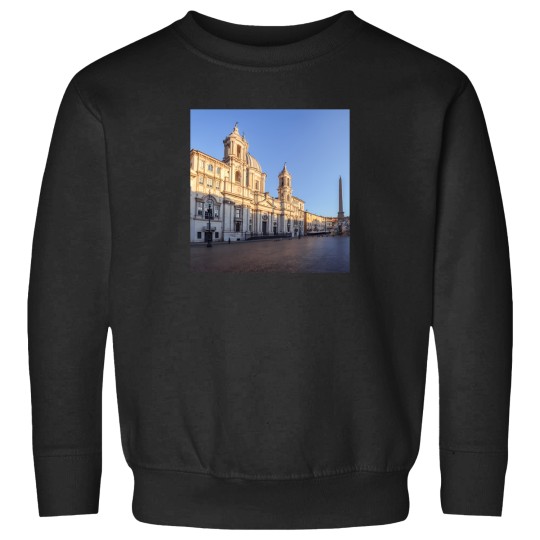 Discover Sant Agnese Church At Dawn In The Piazza Navona - Rome Italy 859 Sweatshirts