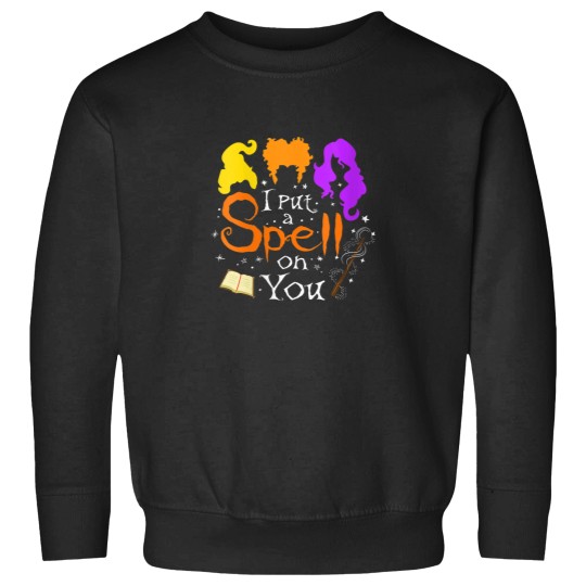 Discover Womens Halloween Scary Costume I Put a Spell On Sweatshirts