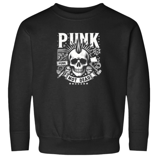 Discover Punk Not Dead 243 Sweatshirts