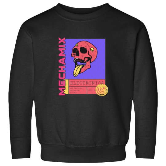Discover MECHAMIX VAPOURWAVE skulls FUN Sweatshirts