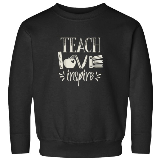 Discover Vintage Teach Love Inspire Red For Ed Teacher Gi Sweatshirts