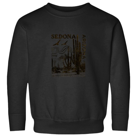Discover Sedona Arizonna Desert Cactus Outdoors Sweatshirts