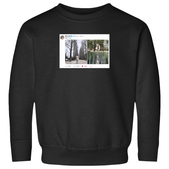 Discover Bts Rm Namjoon Tweet Twitter Boyfriend Sweatshirts