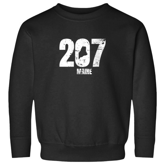 Discover Womens Maine 207 graphic VNeck Sweatshirts
