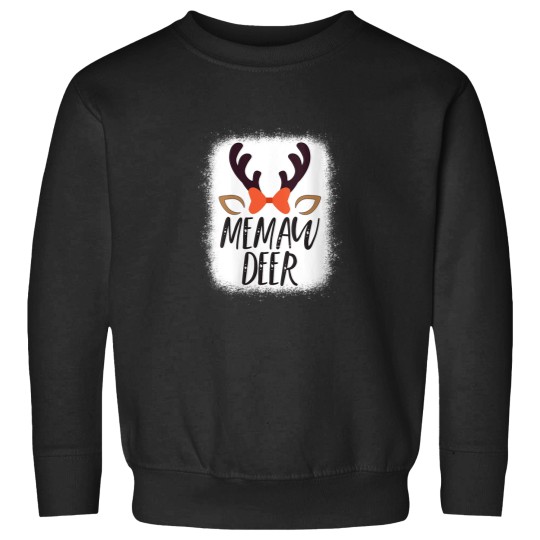 Discover Womens Memaw Reindeer Matching Family Pajama Mer Sweatshirts
