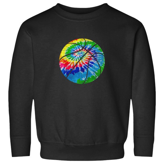 Discover Basketball Tie Dye Shirt Rainbow Trippy Hippy Hi Sweatshirts