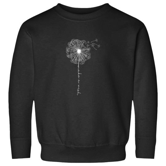 Discover Womens Make A Wish Dandelion Floral Tops Positiv Sweatshirts