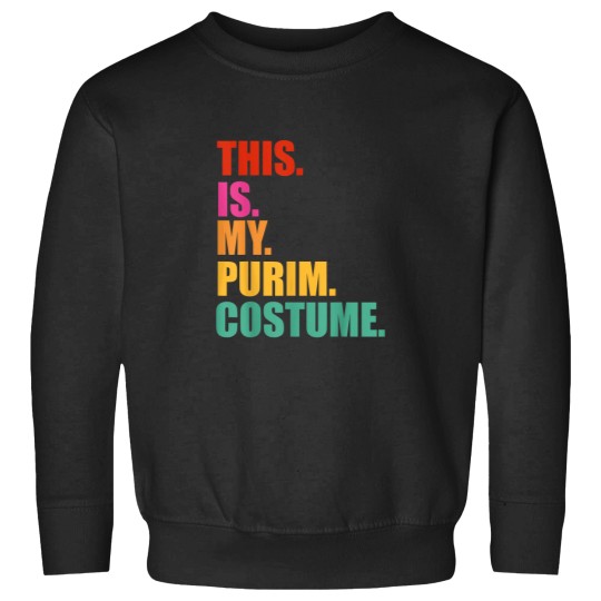 Discover This is my Purim Costume funny Jewish Sweatshirts