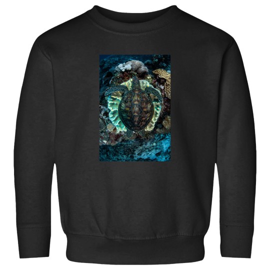 Discover Green Turtle Resting Sweatshirts
