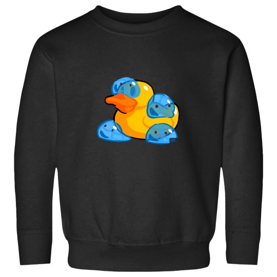 Discover Puddle Slime Rubber Duck Doodle Sweatshirts