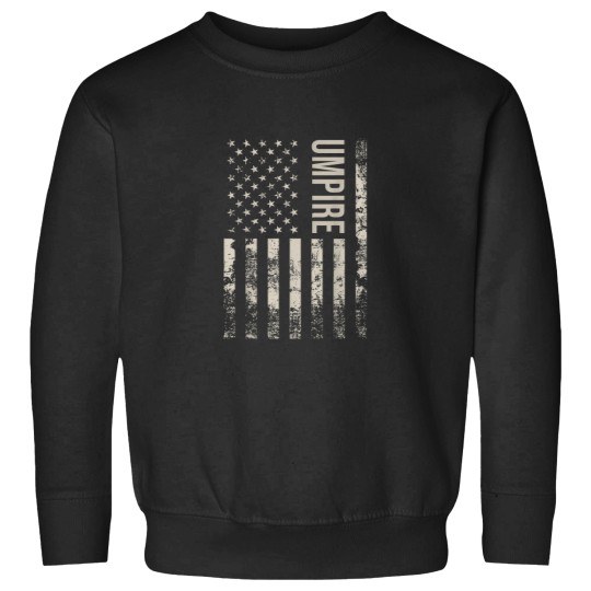 Discover Vintage US American Flag Umpire Sweatshirts