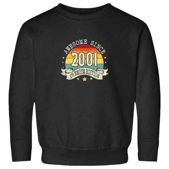 Discover 2001 Birthday Awesome Premium Edition Born In 20 Sweatshirts