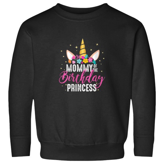 Discover Womens Mommy Of The Birthday Princess Mother Gir Sweatshirts