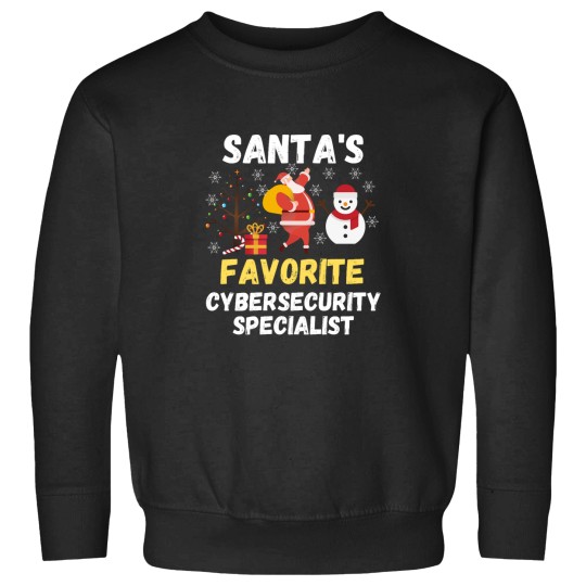 Discover Santa_s Favorite Cybersecurity specialist.png Sweatshirts