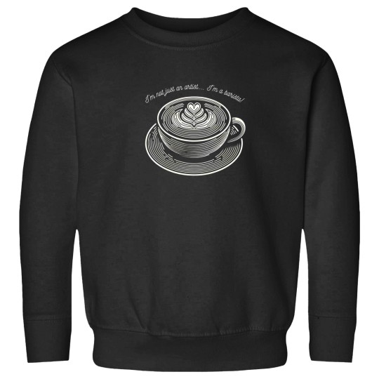 Discover I'M Not Just An Artist... I'M A Barista Coffee Lineart Design For Coffee Lovers. 467 Sweatshirts