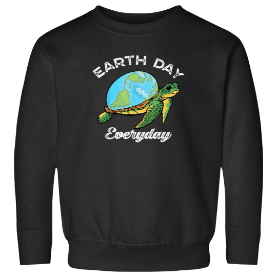Discover Sea Turtle World Earth Day Everyday T-Shirt Sweatshirts