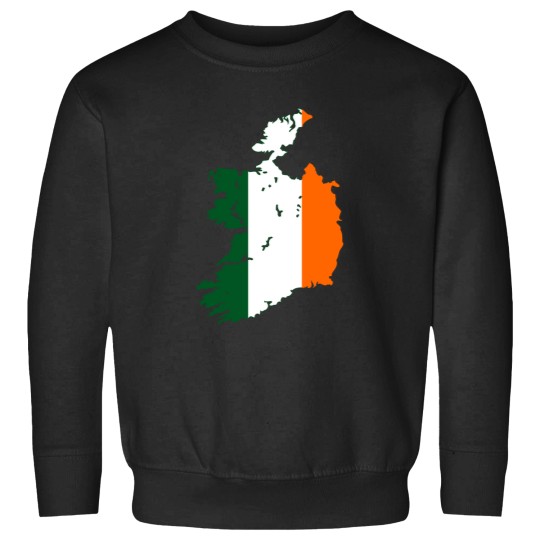 Discover Flag Map of Ireland Sweatshirts
