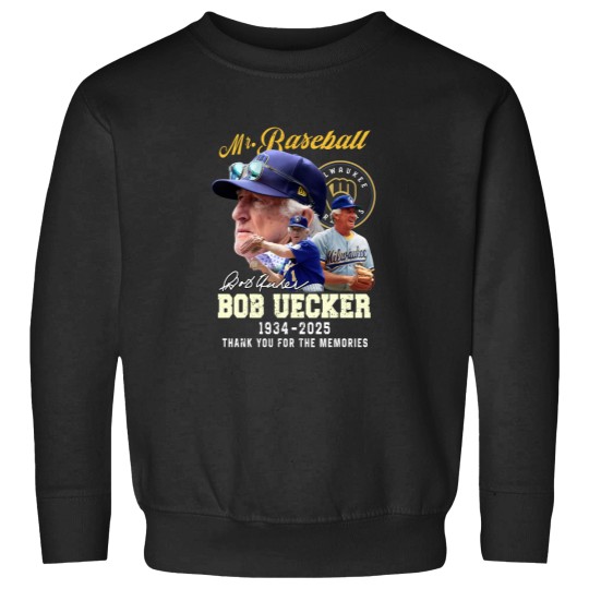 Discover Bob Uecker Mr. Baseball 1934-2025 Thank You - Bob Uecker Mr Baseball 1934 2025 - Sweatshirts