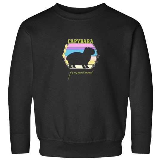 Discover Capybara Is My Spirit Animal Sweatshirts