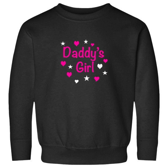 Discover Daddys Girl Shirt with Pink Lettering.png Sweatshirts
