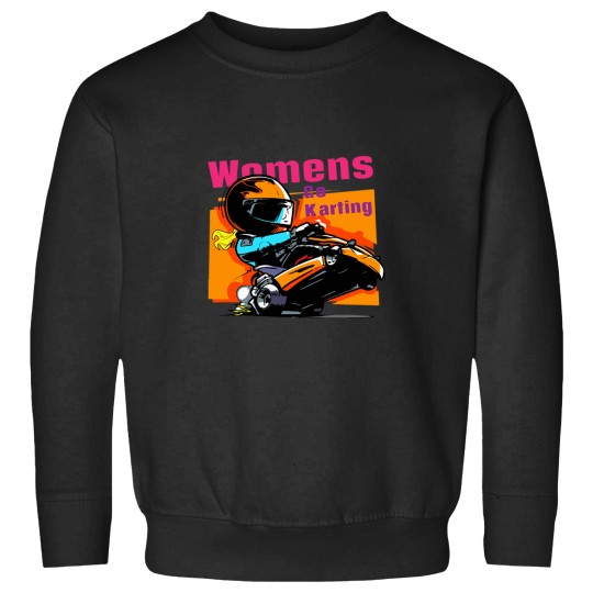 Discover Womens go karting Sweatshirts