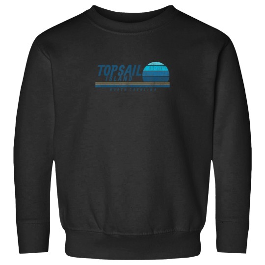 Discover Topsail Island NC Summertime Vacationing 80s Sweatshirts