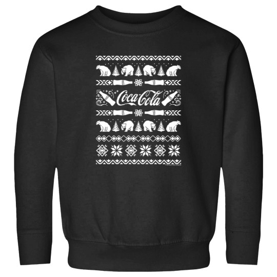Discover à manches longues style pull de noël cocacola polar bear Sweatshirts