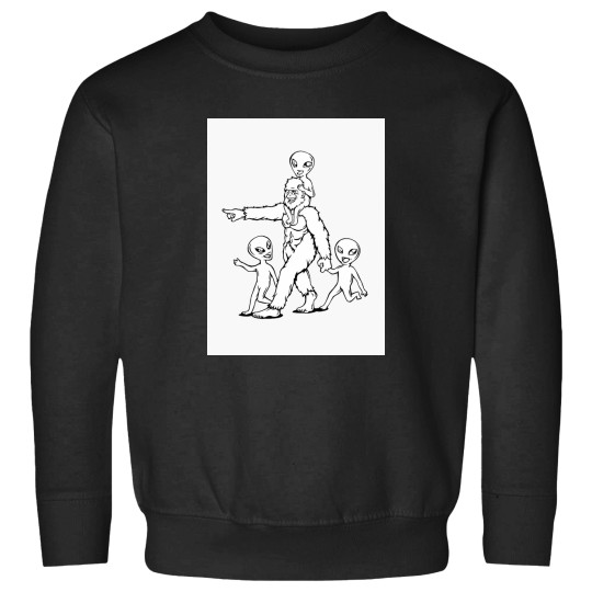 Discover Big Foott Big Brother with Aliens Sweatshirts