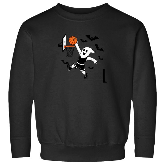 Discover Basketball Ghost Halloween Ghost Basketball Youth Man Woman T-Shirt Sweatshirts