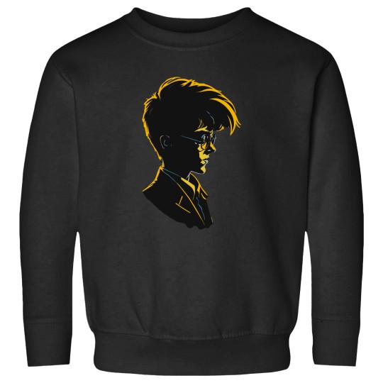 Discover Young man wearing a suit and glasses Sweatshirts