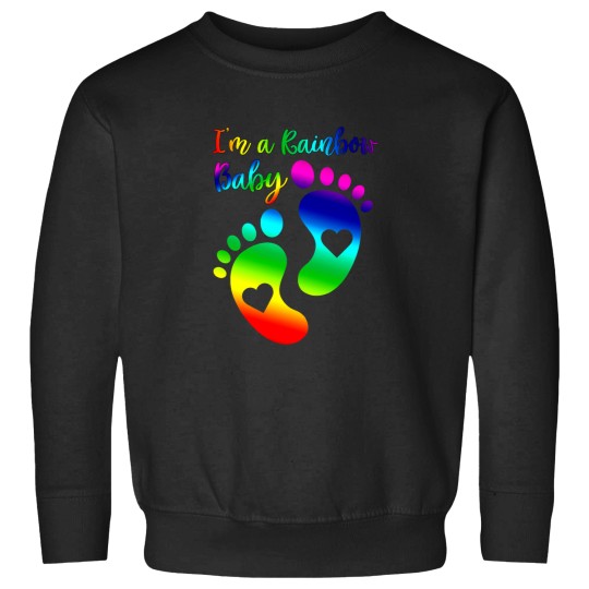 Discover I_m a Rainbow Baby Maternity T-  - Pregnancy Announcement - Maternity  - Rainbow Maternity - LGBT Maternity Sweatshirts