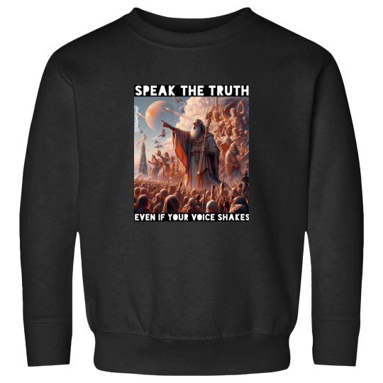 Discover Speak The Truth Even If Your Voice Shakes!!! Sweatshirts