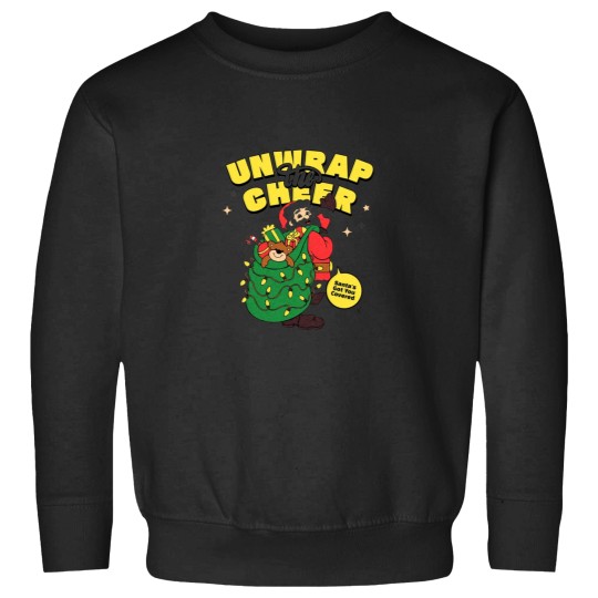 Discover Unwrap the Cheer Christmas Hoodie Sweatshirts
