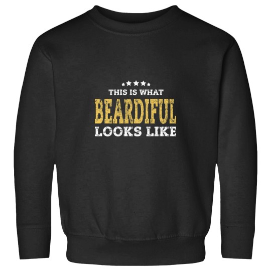 Discover Beardiful Novelty  funnys Bearded mens Sweatshirts