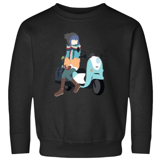 Discover Yuru Camp△ - Shima Rin and Scooter Sweatshirts